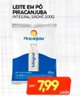 Novo Mix Leite em pó piracanjuba integral sache oferta