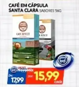 Novo Mix Café em cápsula santa clara sabores oferta