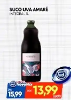 Novo Mix Suco uva amaré integral oferta