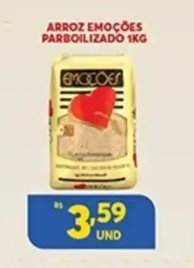 Atacadão Centro Sul Arroz Emocoes Parbolizado 1kg oferta
