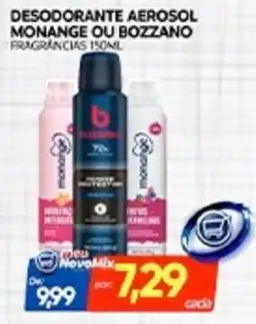 Novo Mix Desodorante aerosol monange ou bozzano fragrancias oferta