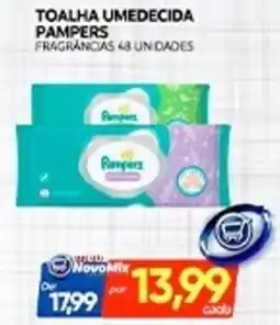 Novo Mix Toalha umedecida pampers oferta