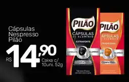 Supermercados Jau Serve Cápsulas Nespresso Pilão oferta