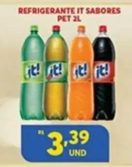 Atacadão Centro Sul Refrigerante IT Sabores pet 2L oferta