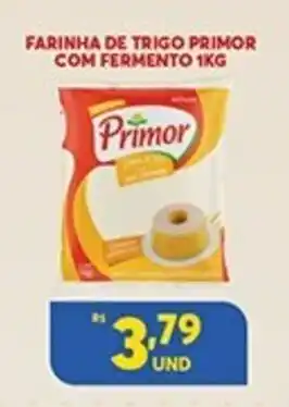 Atacadão Centro Sul Farinha de Trigo Primor com Fermento 1kg oferta