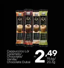 Supermercados Jau Serve Cappuccino Lór Caramelo/ Chocolate/ Vanilla/ Chocolate Dubai oferta