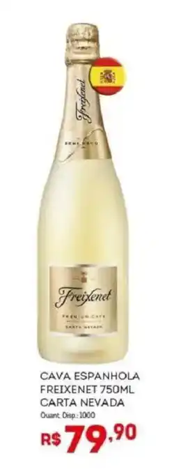 Cava espanhola freixenet carta nevada