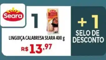 Bistek Supermercados Linguiça calabresa seara oferta