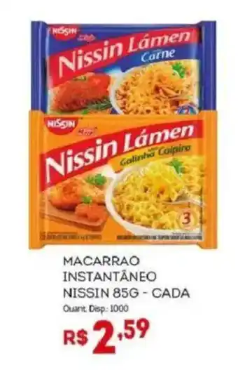 Bistek Supermercados Macarrao instantâneo nissin lámen cada oferta