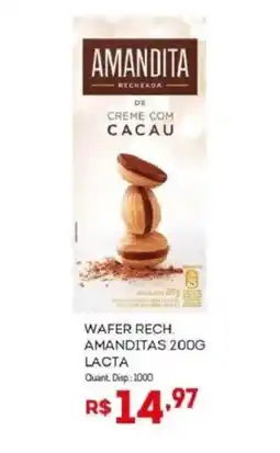 Bistek Supermercados Wafer rech. amanditas lacta oferta