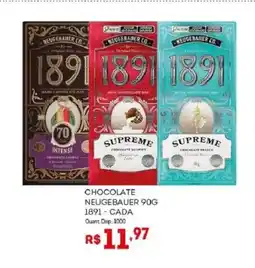 Bistek Supermercados Chocolate neugebauer 1891 cada oferta