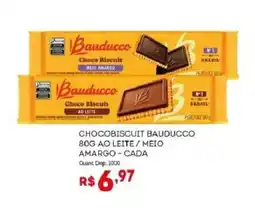 Bistek Supermercados Chocobiscuit bauducco ao leite / meio amargo cada oferta