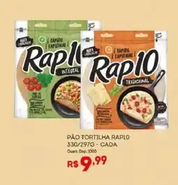 Bistek Supermercados Pão tortilha rapio oferta