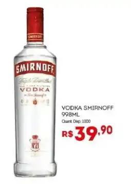 Bistek Supermercados Vodka smirnoff oferta