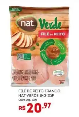 Bistek Supermercados Filé de peito frango nat verde iqf oferta