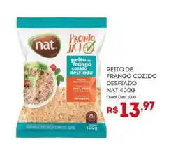 Bistek Supermercados Peito de frango cozido desfiado nat oferta