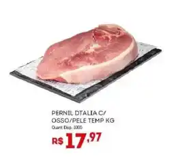 Bistek Supermercados Pernil dtalia c/ osso/pele temp oferta