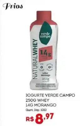 Bistek Supermercados Iogurte verde campo whey 14g morango oferta