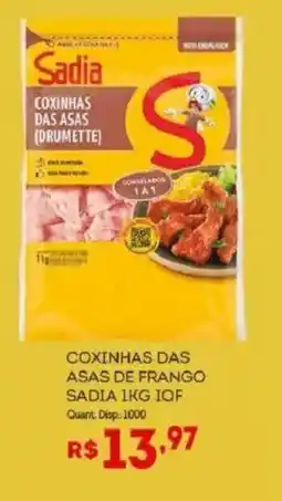 Bistek Supermercados Coxinhas das asas de frango sadia iqf oferta