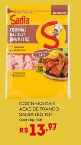 Bistek Supermercados Coxinhas das asas de frango sadia iqf oferta