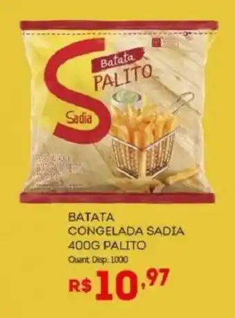 Bistek Supermercados Batata congelada sadia palito oferta