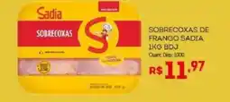 Bistek Supermercados Sobrecoxas de frango sadia bdj oferta