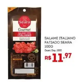 Bistek Supermercados Salame italiano fatiado seara oferta