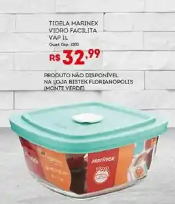 Bistek Supermercados Tigela marinex vidro facilita vap oferta