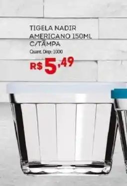 Bistek Supermercados Tigela nadir americano c/tampa oferta