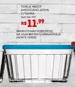 Bistek Supermercados Tigela nadir americano c/tampa oferta