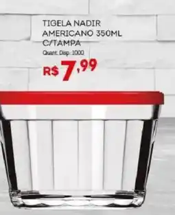 Bistek Supermercados Tigela nadir americano c/tampa oferta