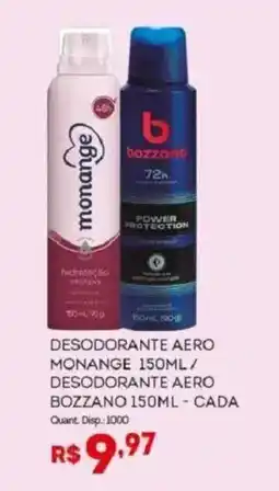 Bistek Supermercados Desodorante aero monange / desodorante aero bozzano cada oferta