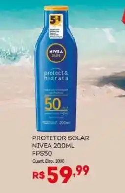 Bistek Supermercados Protetor solar nivea fps50 oferta