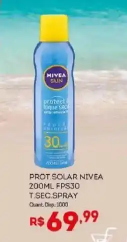 Bistek Supermercados Prot solar nivea fps30 t.sec.spray oferta