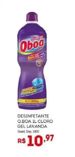 Bistek Supermercados Desinfetante q.boa cloro gel lavanda oferta