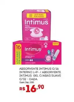 Bistek Supermercados Absorvente intimus oferta