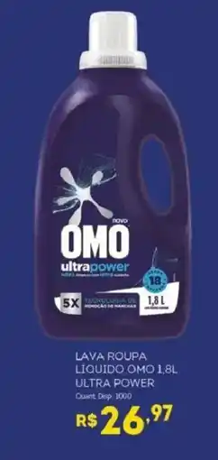 Bistek Supermercados Lava roupa liquido omo ultra power oferta