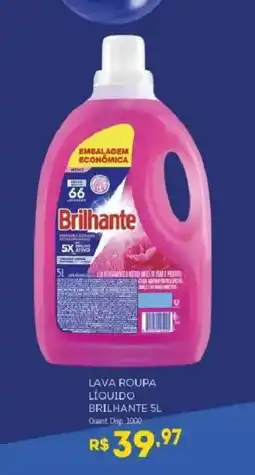 Bistek Supermercados Lava roupa líquido brilhante oferta