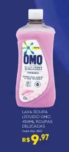 Bistek Supermercados Lava roupa líquido omo roupas delicadas oferta