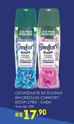 Bistek Supermercados Odorizante de roupas em cristais comfort boom cada oferta