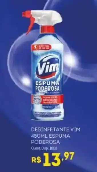 Bistek Supermercados Desinfetante vim espuma poderosa oferta
