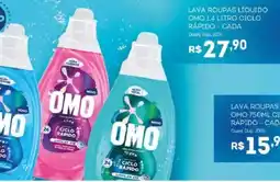 Bistek Supermercados Lava roupas líquido omo ciclo rápido oferta