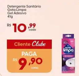 Supper Rissul Detergente Sanitário Gota Limpa Gel Adesivo oferta