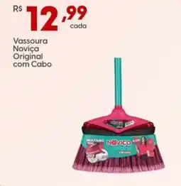 Supper Rissul Vassoura Novica Original com Cabo oferta
