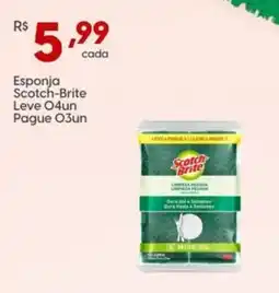 Supper Rissul Esponja Scotch-Brite oferta