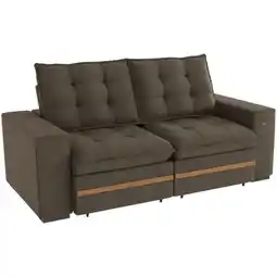 Benoit Sofá Estofado Kappesberg Vitto Retrátil 2 Lugares 235cm oferta