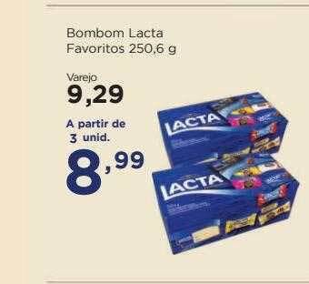 Apoio Mineiro Bombom Lacta Favoritos oferta