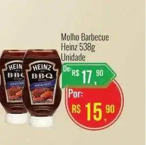 Mart Minas Molho Barbecue Heinz oferta