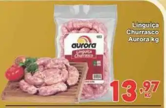 Rede Super Compras Linguiça Churrasco Aurora oferta