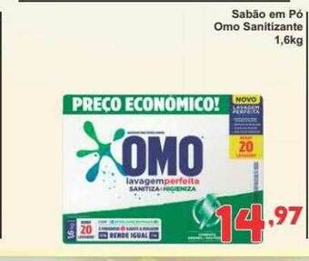 Rede Super Compras Sabão Em Pó Omo Sanitizante oferta
